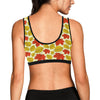 Elm Maple Leave Print Pattern Sports Bra