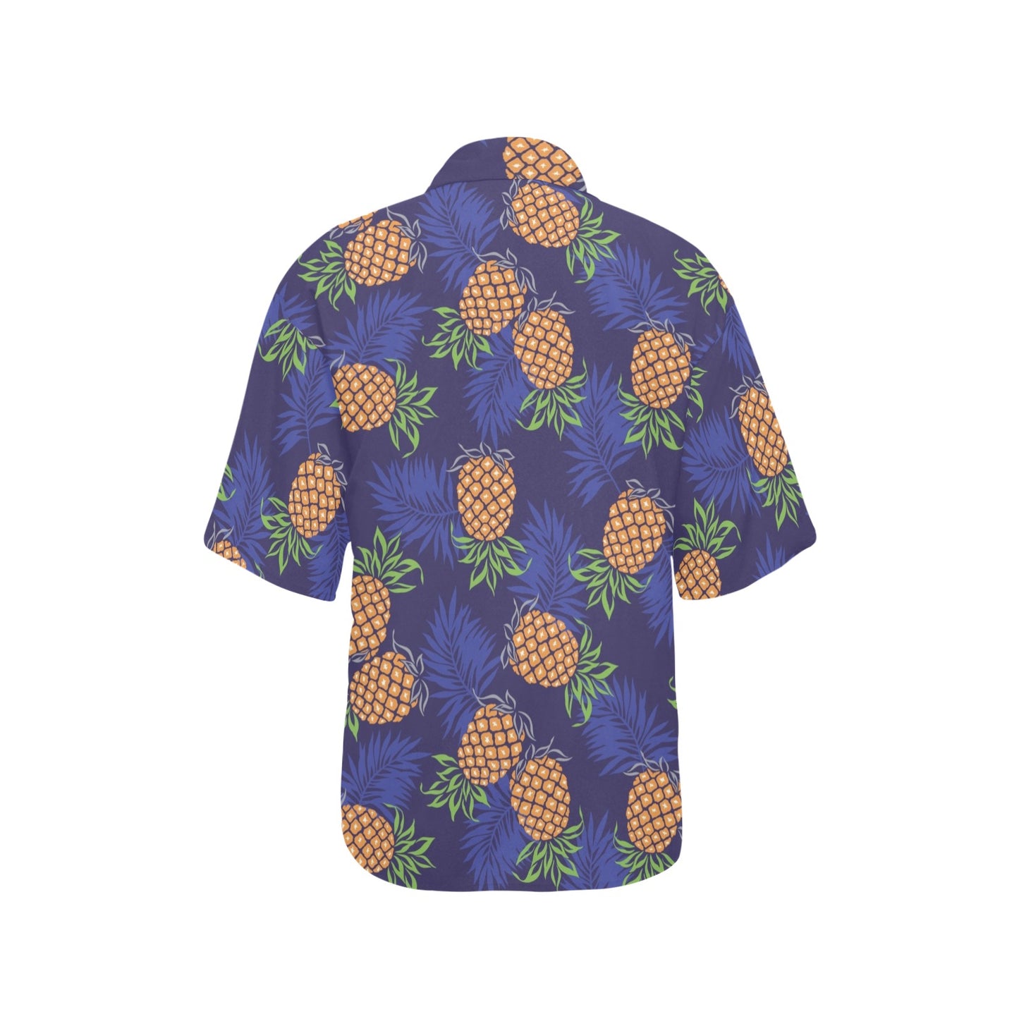 Pineapple Pattern Print Design PP02 Women's Hawaiian Shirt