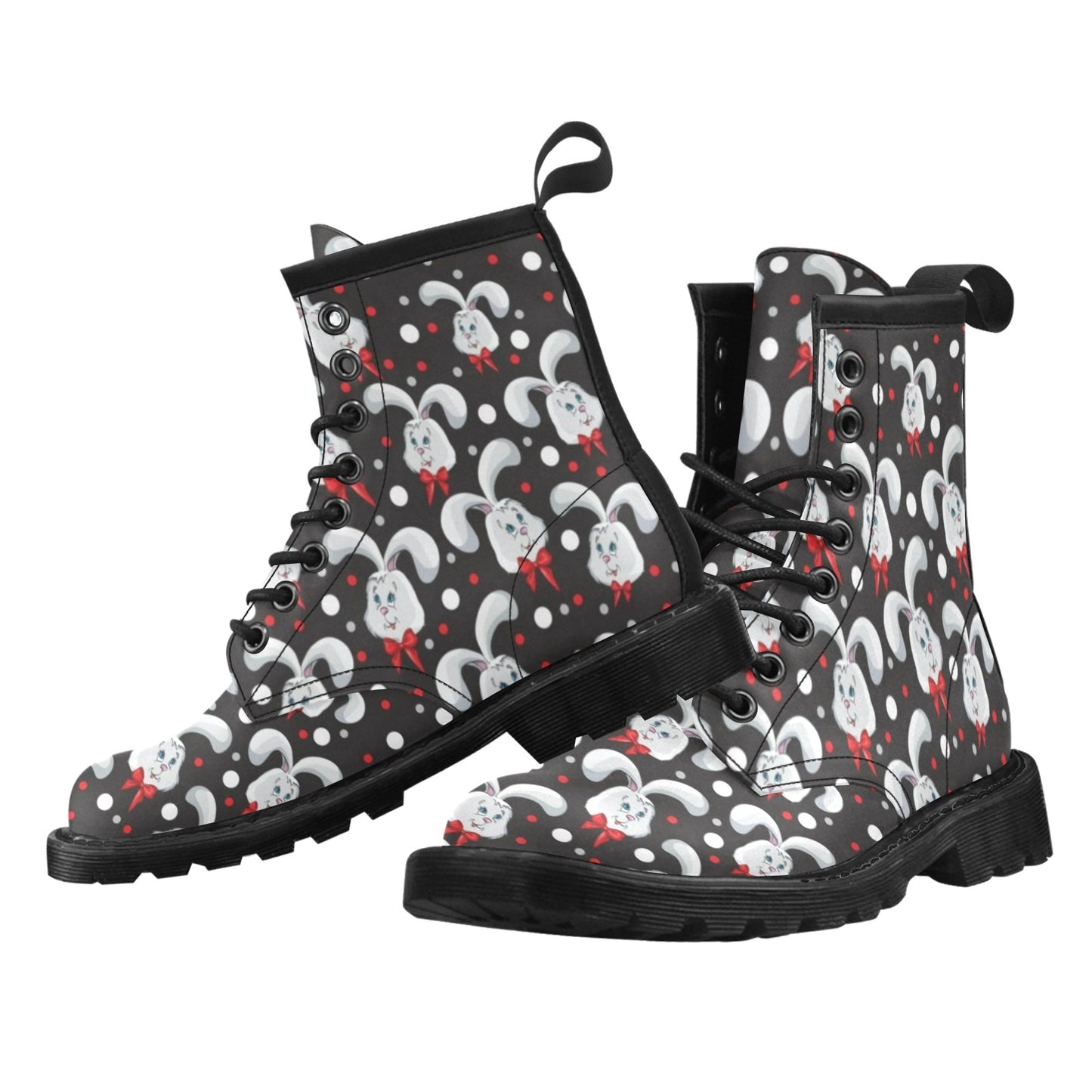 Rabbit Pattern Print Design RB012 Women's Boots