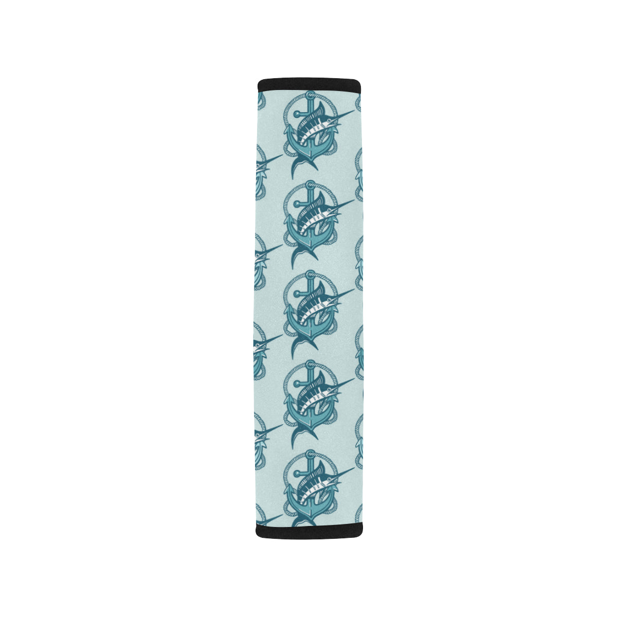 Swordfish Pattern Print Design 03 Car Seat Belt Cover