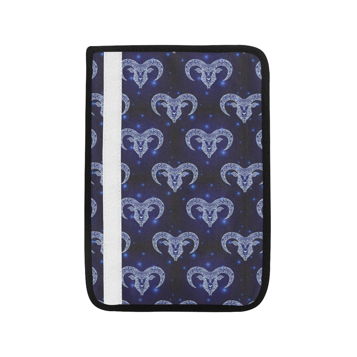 Aries Zodiac Pattern Print Design 01 Car Seat Belt Cover