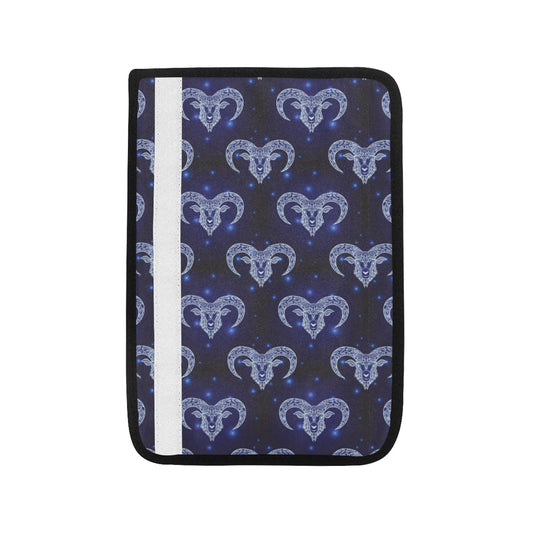 Aries Zodiac Pattern Print Design 01 Car Seat Belt Cover