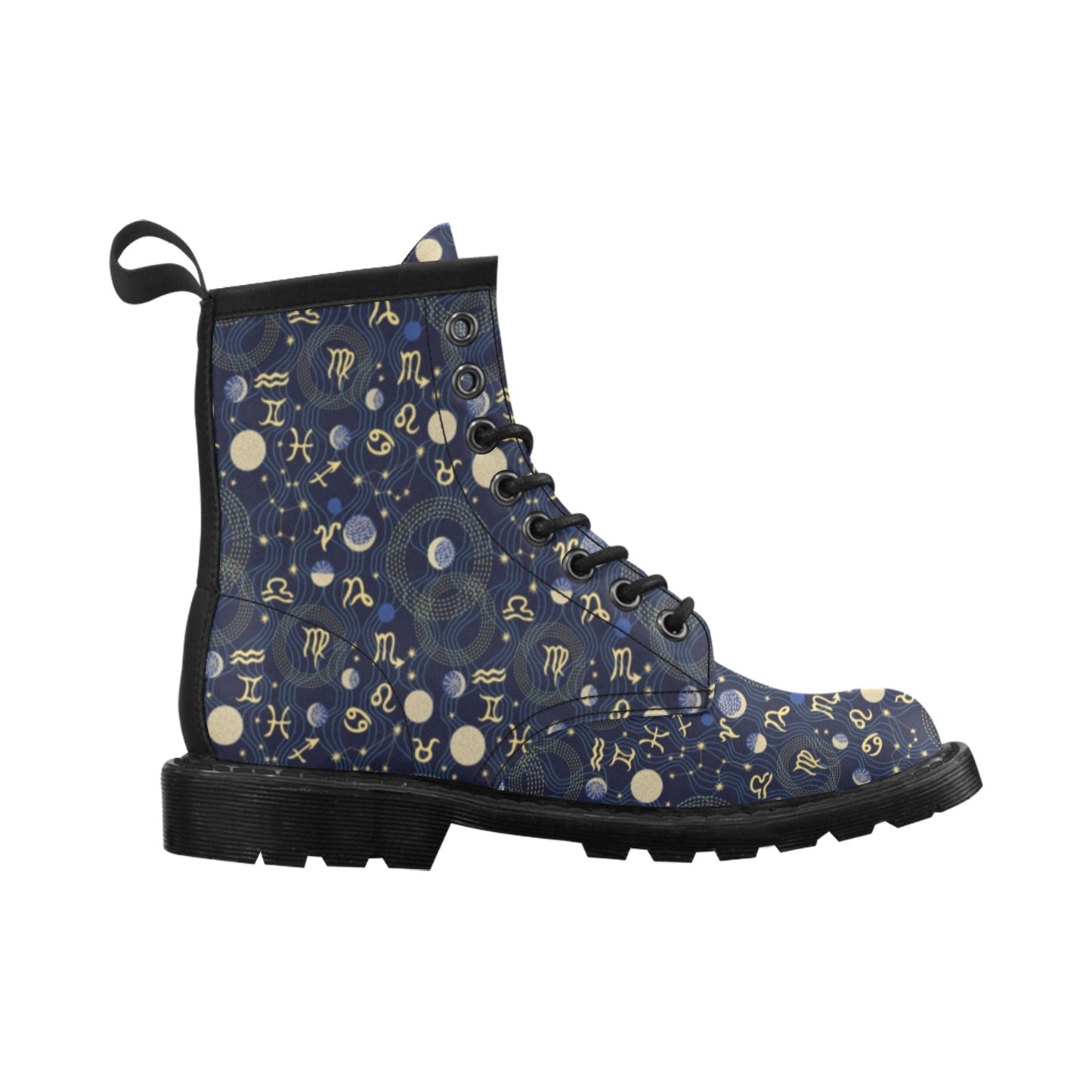 Zodiac Print Design LKS302 Women's Boots