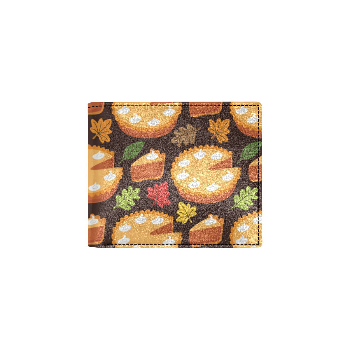Pie Pattern Print Design A03 Men's ID Card Wallet