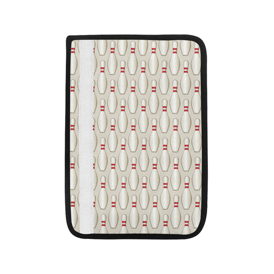 Bowling Pin Pattern Print Design 01 Car Seat Belt Cover
