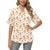 Cupcakes Strawberry Cherry Print Women's Hawaiian Shirt