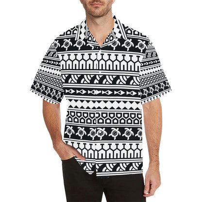 Samoan Pattern Print Design LKS303 Men's Hawaiian Shirt