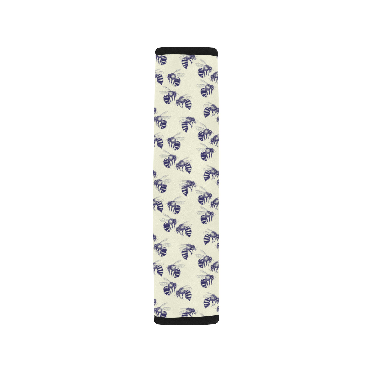 Bee Pattern Print Design 02 Car Seat Belt Cover