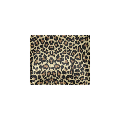 Cheetah Pattern Print Design 02 Men's ID Card Wallet