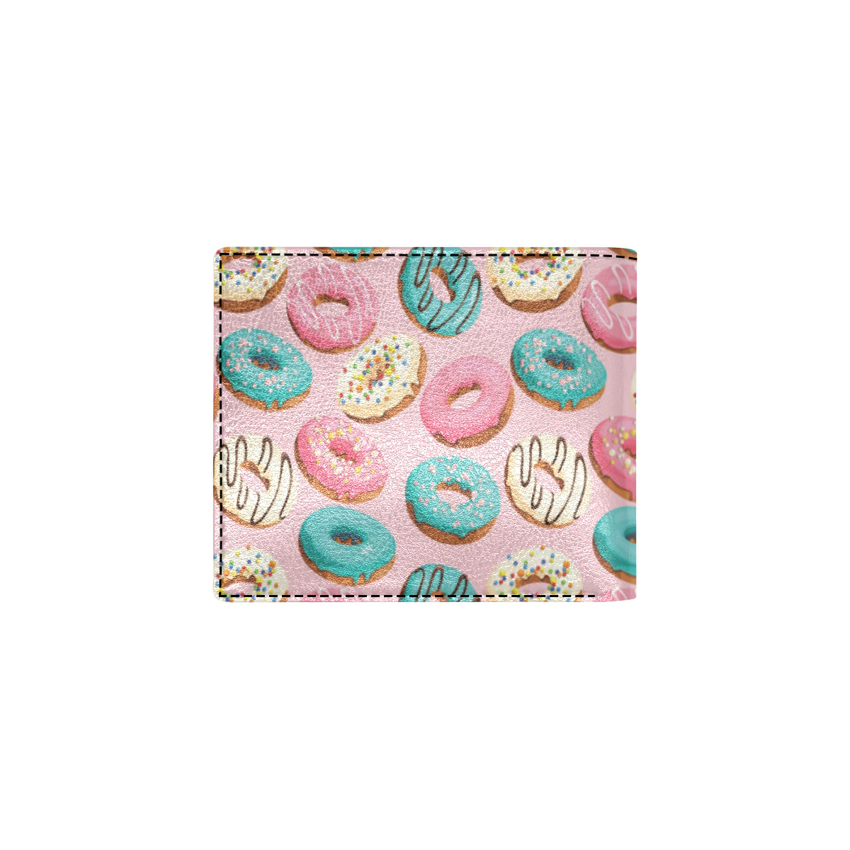 Donut Pattern Print Design DN06 Men's ID Card Wallet