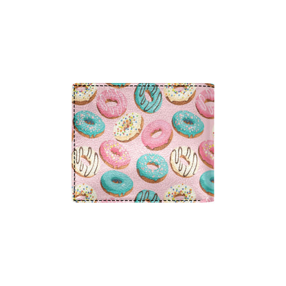 Donut Pattern Print Design DN06 Men's ID Card Wallet