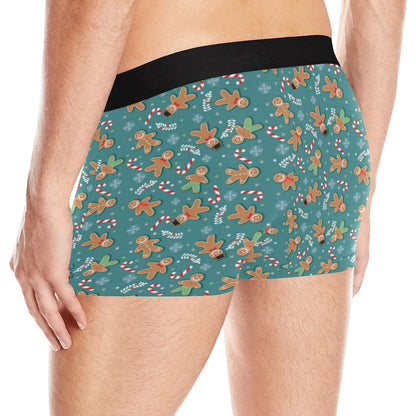 Gingerbread Pattern Print Design 05 Men's Boxer Briefs