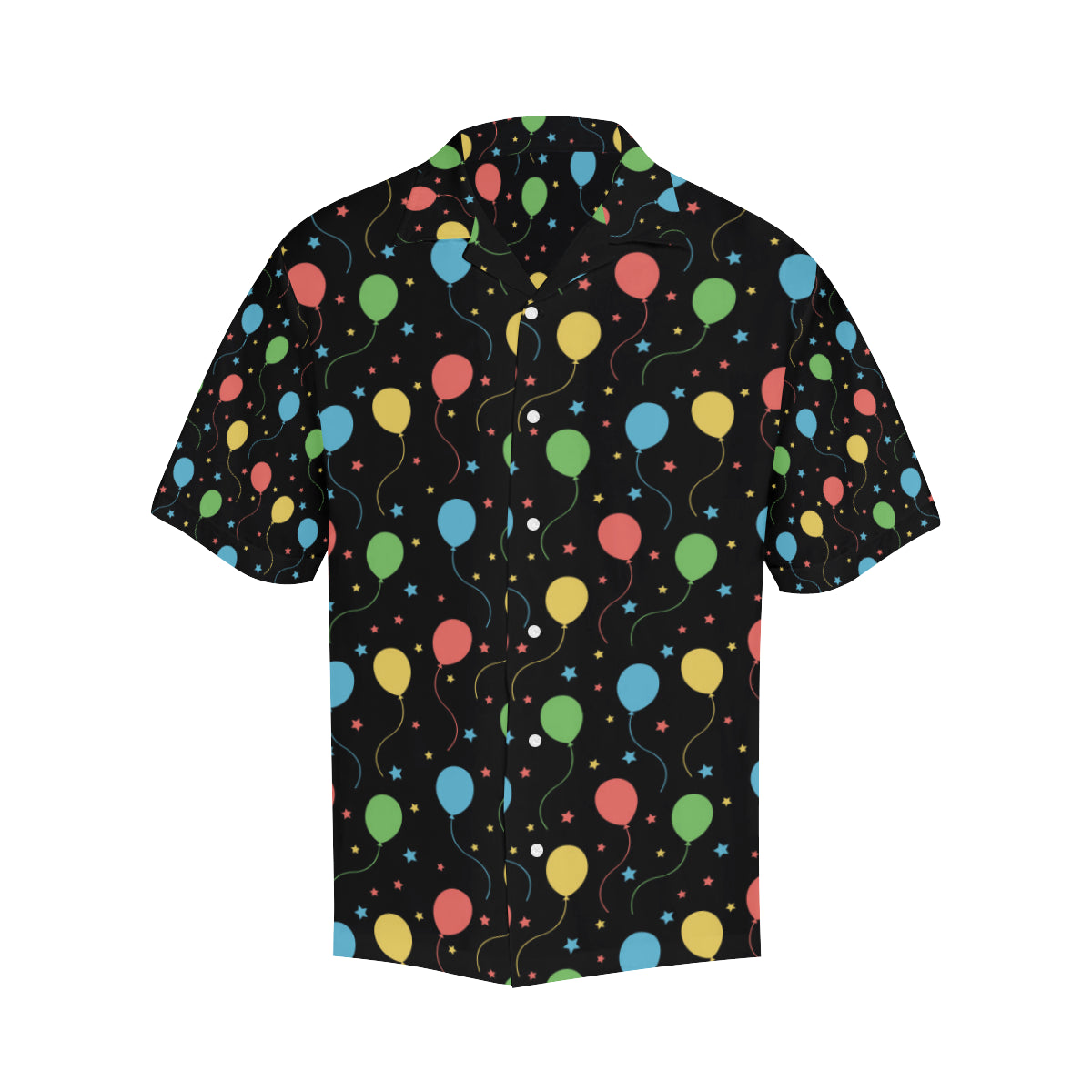 Ballon Colorful Pattern Print Design 04 Men's Hawaiian Shirt