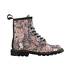 Camouflage Realistic Tree Leaf Print Women's Boots