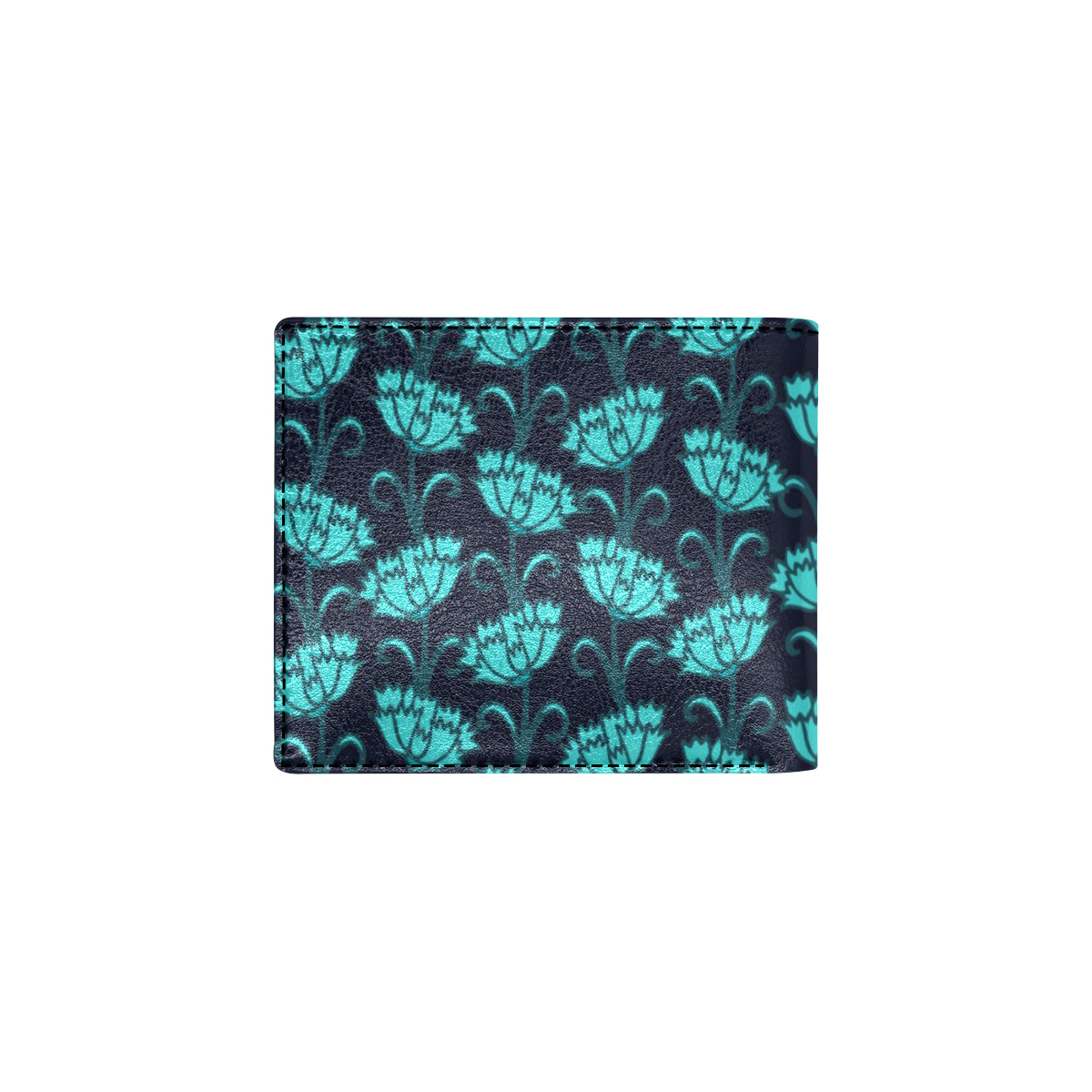 Carnations Pattern Print Design CN06 Men's ID Card Wallet