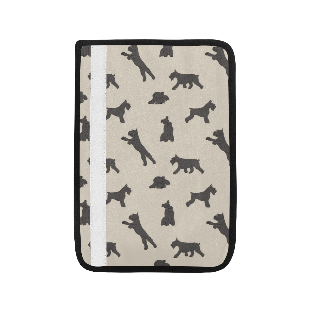 Schnauzers Pattern Print Design A06 Car Seat Belt Cover