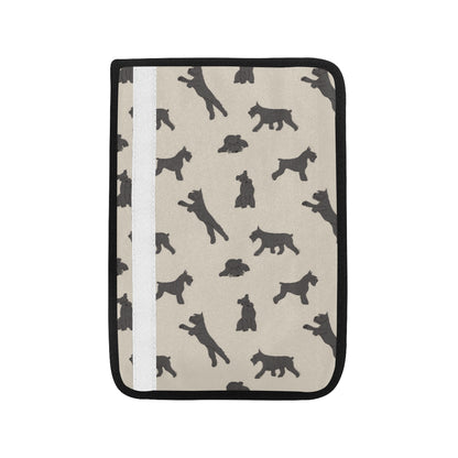 Schnauzers Pattern Print Design A06 Car Seat Belt Cover
