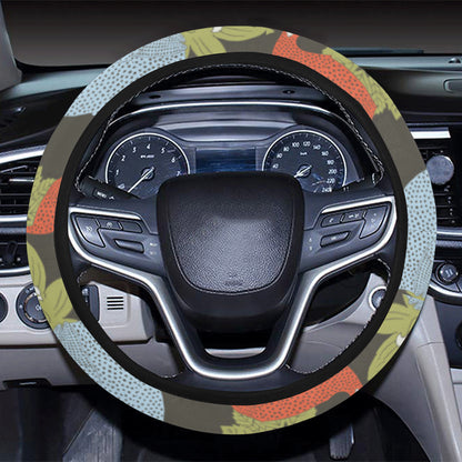 Guinea Fowl Pattern Print Design 02 Steering Wheel Cover with Elastic Edge