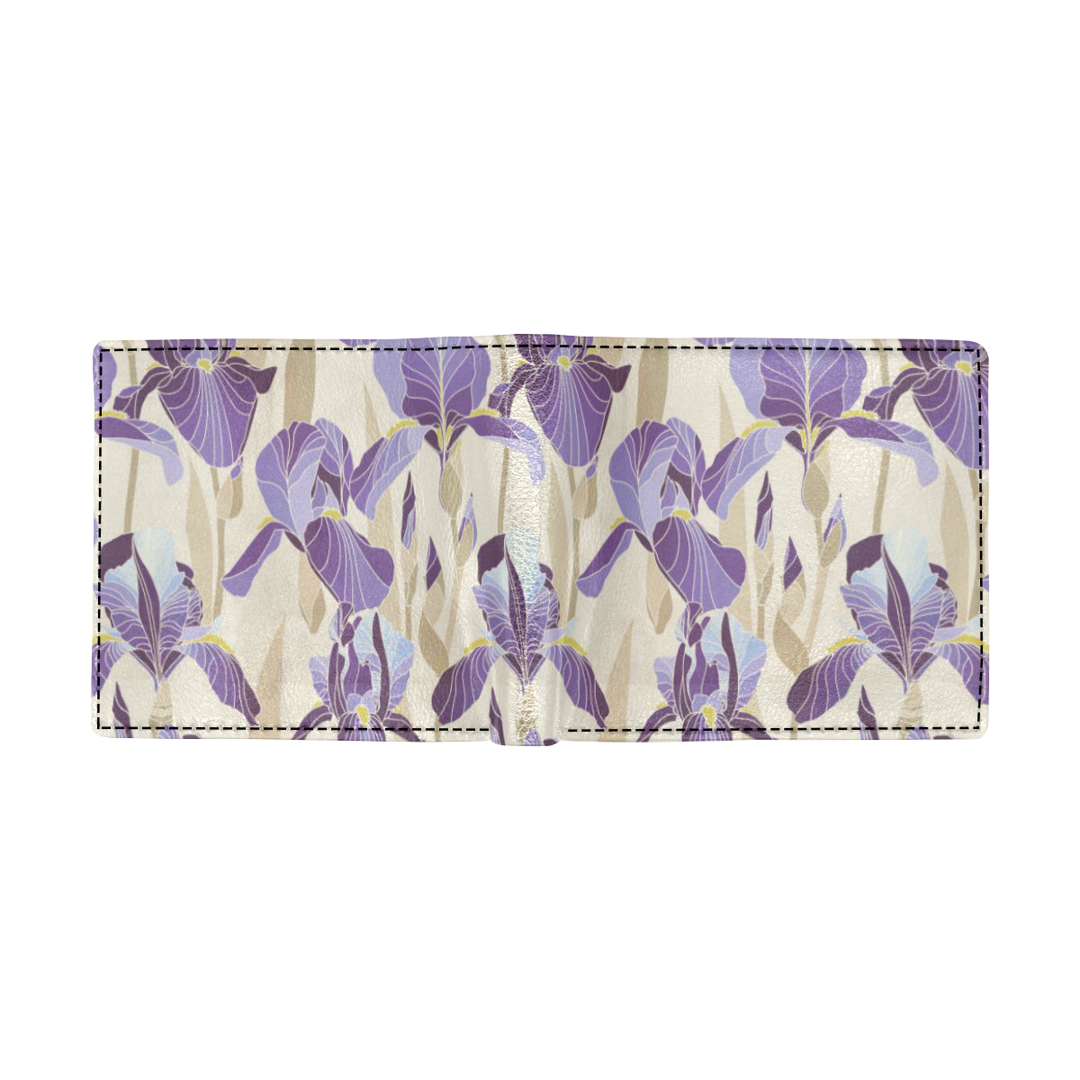 Iris Pattern Print Design IR02 Men's ID Card Wallet
