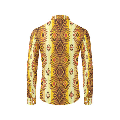 Native Pattern Print Design A09 Men's Long Sleeve Shirt