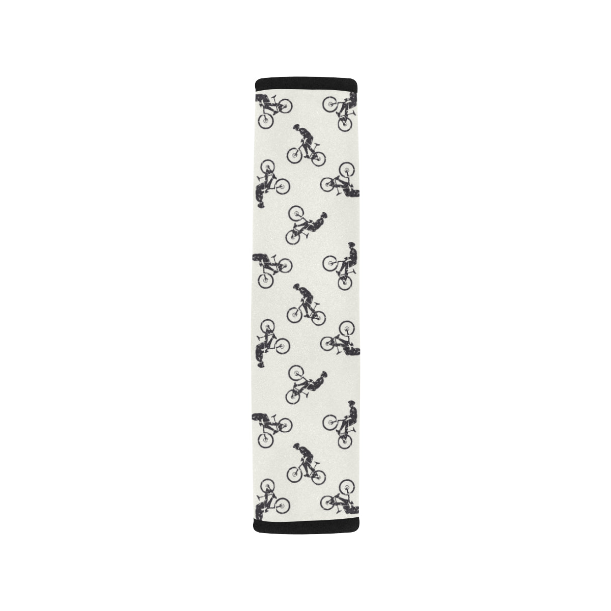Mountain bike Pattern Print Design 01 Car Seat Belt Cover