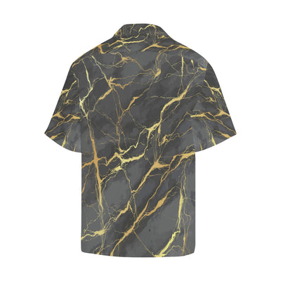 Marble Pattern Print Design 02 Men's Hawaiian Shirt