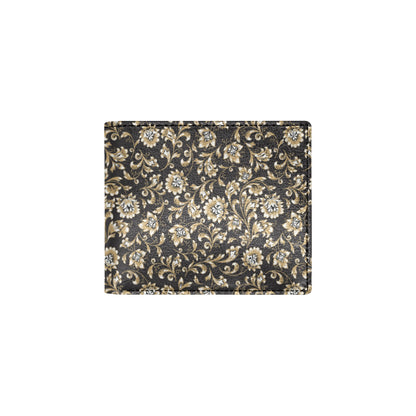 Brocade Pattern Print Design 03 Men's ID Card Wallet