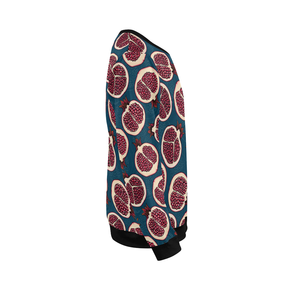 Pomegranate Pattern Print Design PG02 Men Long Sleeve Sweatshirt