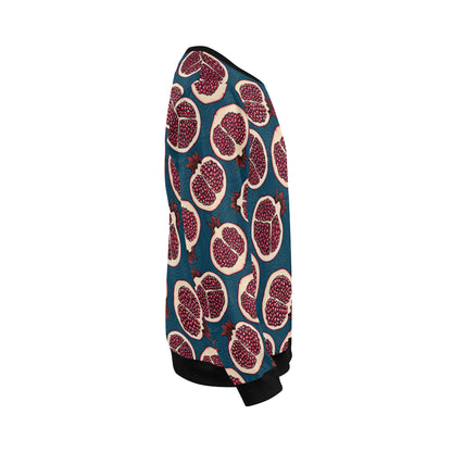 Pomegranate Pattern Print Design PG02 Men Long Sleeve Sweatshirt