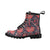 Red Indian Elephant Pattern Women's Boots