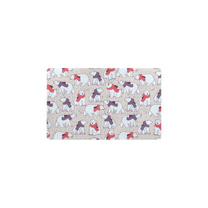 Polar Bear Pattern Print Design PB04 Kitchen Mat