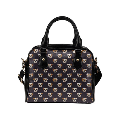 Bulldogs Pattern Print Design 03 Shoulder Handbag