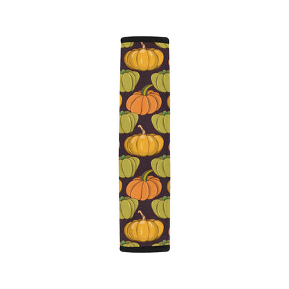 Pumpkin Pattern Print Design A01 Car Seat Belt Cover