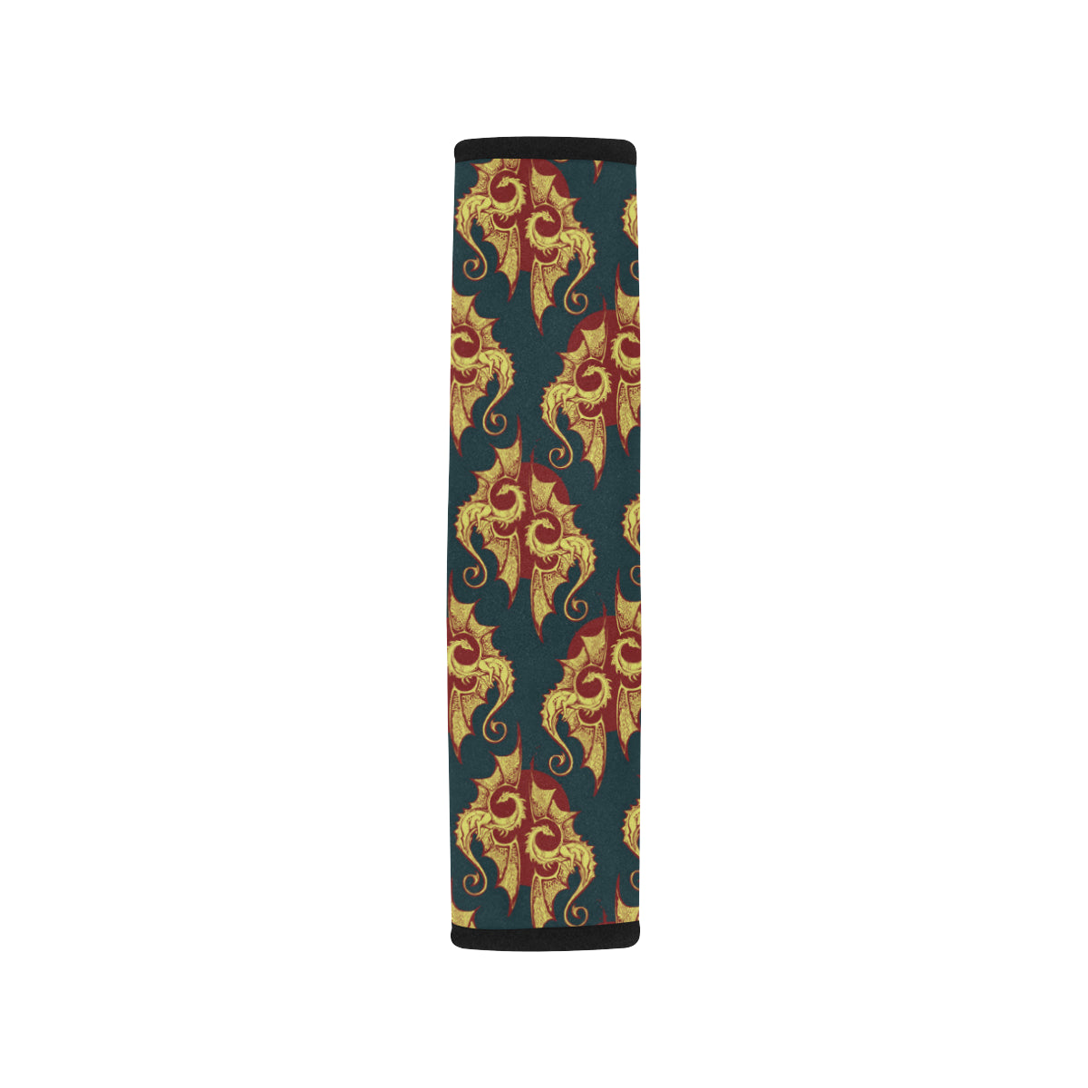 Dragons Gold Design Pattern Car Seat Belt Cover