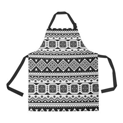 Aztec Pattern Print Design 08 Apron with Pocket