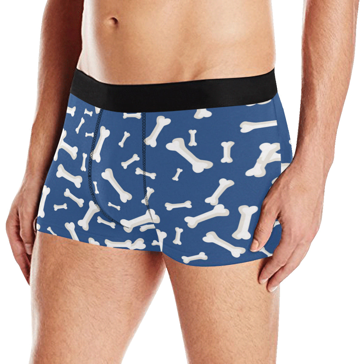 Dog Bone Pattern Print Design 03 Men's Boxer Briefs