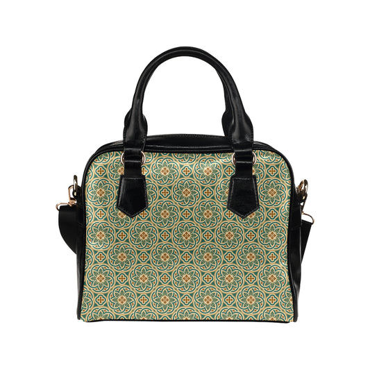 Cross Pattern Print Design 01 Shoulder Handbag