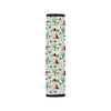 Camper Tent Pattern Print Design 01 Car Seat Belt Cover