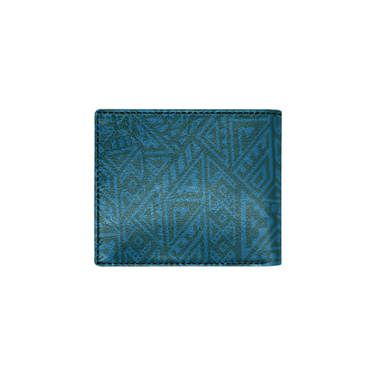 Maori Pattern Print Design 03 Men's ID Card Wallet