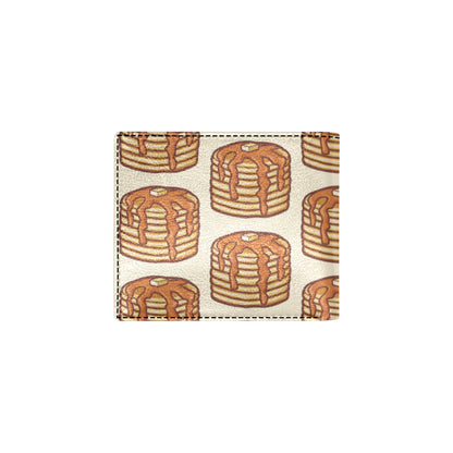 Pancake Pattern Print Design A02 Men's ID Card Wallet