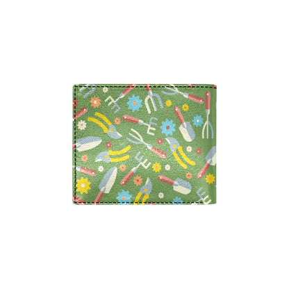 Gardening Pattern Print Design G06 Men's ID Card Wallet