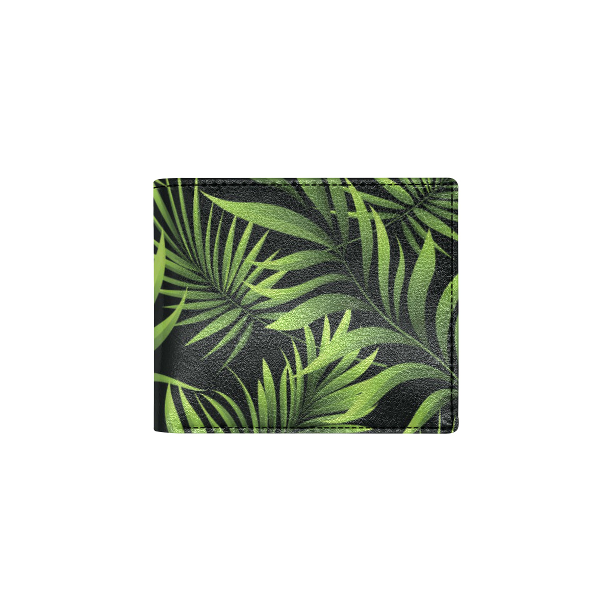 Palm Leaves Pattern Print Design PL07 Men's ID Card Wallet