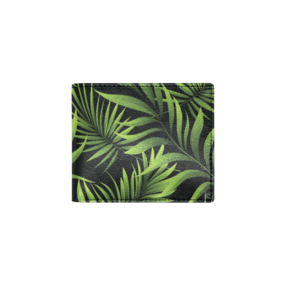 Palm Leaves Pattern Print Design PL07 Men's ID Card Wallet
