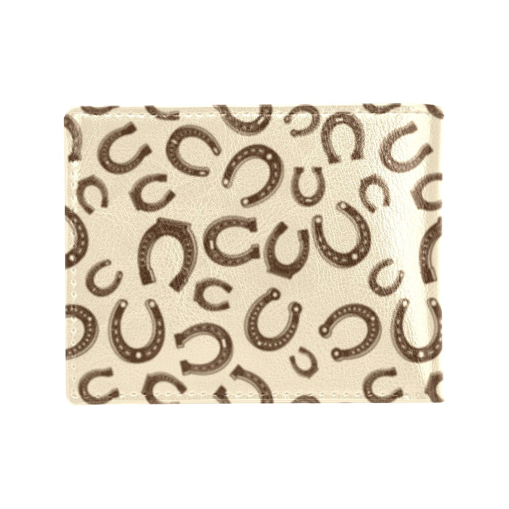 Horseshoe Print Design LKS302 Men's ID Card Wallet