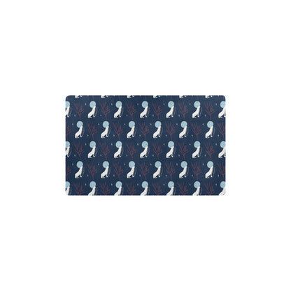 Wolf Moon Print Design LKS304 Kitchen Mat