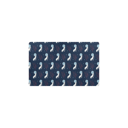 Wolf Moon Print Design LKS304 Kitchen Mat