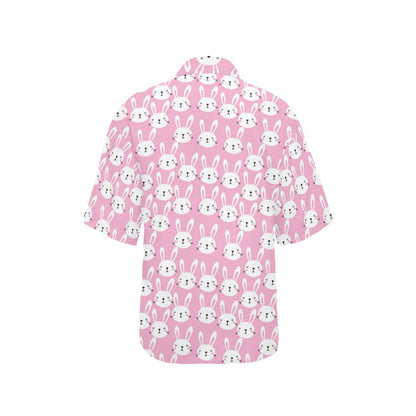 Rabbit Print Design LKS401 Women's Hawaiian Shirt
