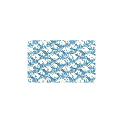 Wave Japan Style Print Design LKS304 Kitchen Mat