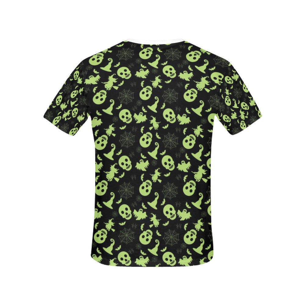 Witch Halloween Print Design LKS306 Women's  T-shirt