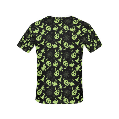 Witch Halloween Print Design LKS306 Women's  T-shirt